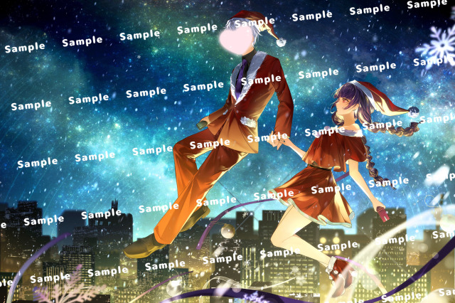 男女一枚絵サンプル