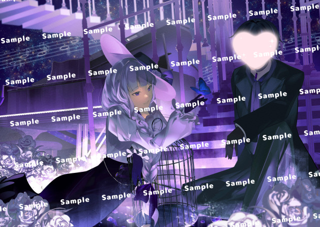 男女一枚絵サンプル