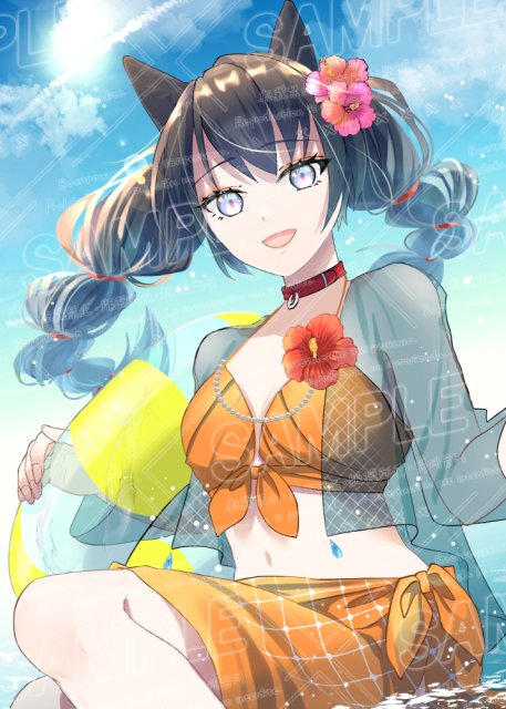 skebでご依頼の女の子