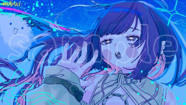 歌ってみたサムネイルイラスト