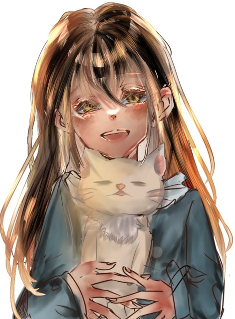 普段の画風です[猫]、[八咫烏]