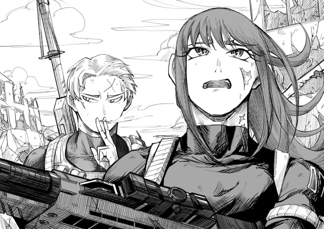 漫画風など、イラストたち