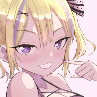 女の子バストアップイラスト