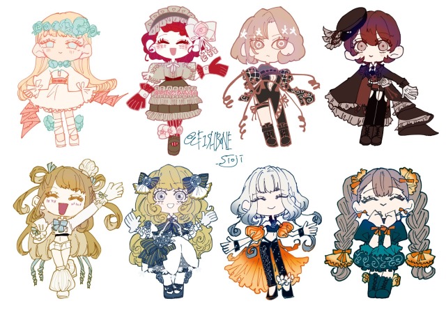 立ち絵、衣装デザインのお仕事募集中！