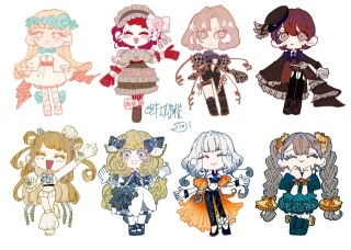 立ち絵、衣装デザインのお仕事募集中！
