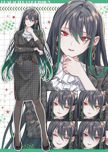 立ち絵ディスプレイサンプル