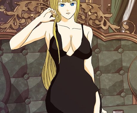 人物から背景まで描きます