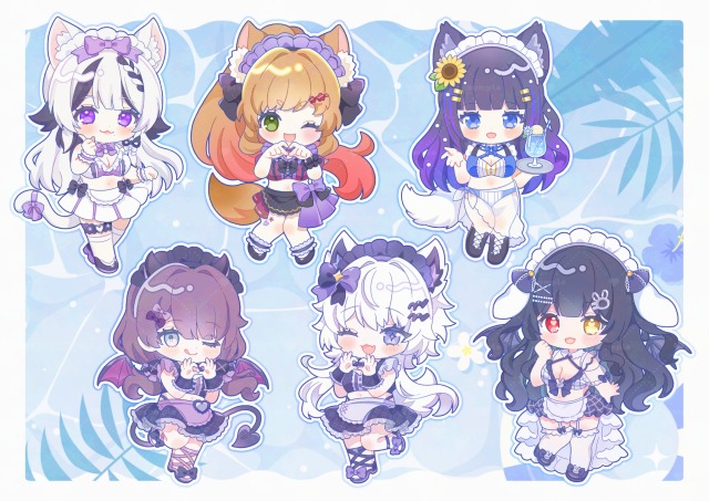 みらくるっく！カフェ様　コラボカフェイラスト