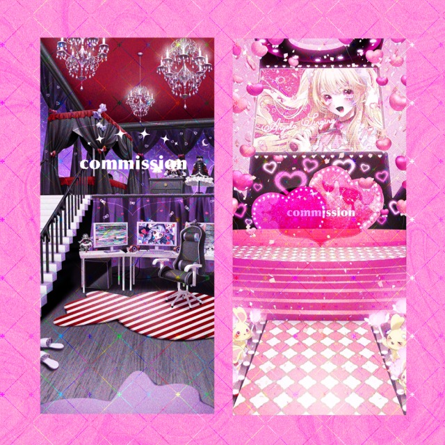 配信背景イラスト