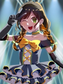 アイドル風イラスト