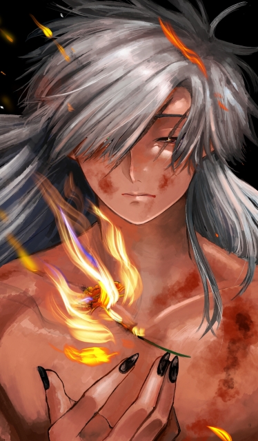 厚塗りのような