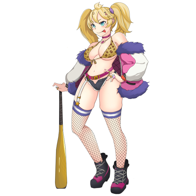 金髪ヤンキー棒立ち