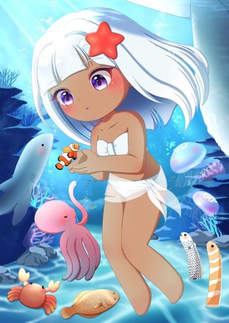 一枚絵(デフォルメ)サンプル