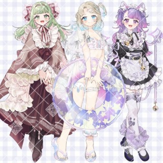 🌷(6枚)立ち絵ポートフォリオ