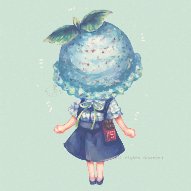 チョコミントアイスの子