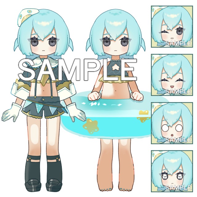 🌊かもめちゃん【Vtuber立ち絵】