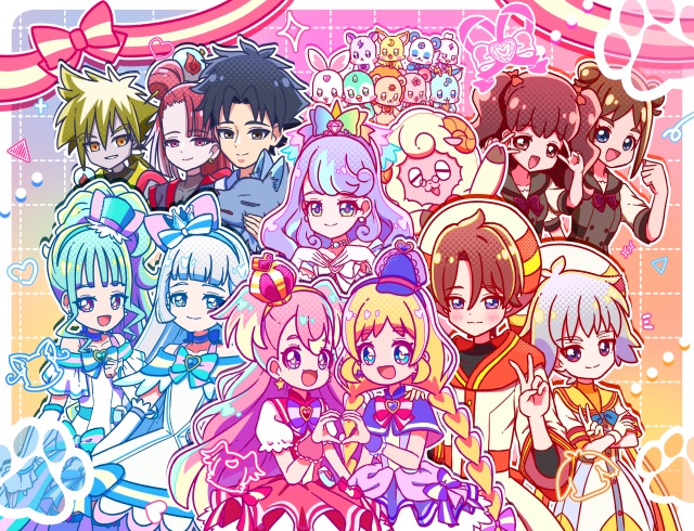 ファンアート　わんだふるぷりきゅあ！集合イラスト