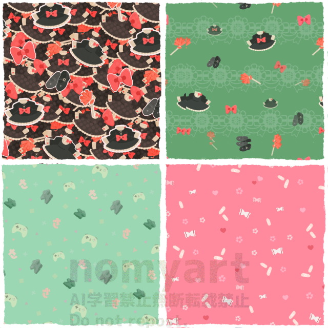 パターンイラストサンプル（アイテムコース）