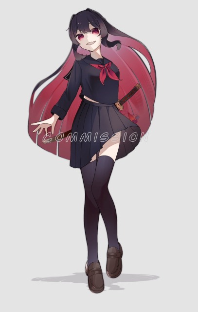 女子高生の立ち絵