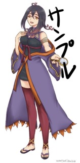 女性立ち絵