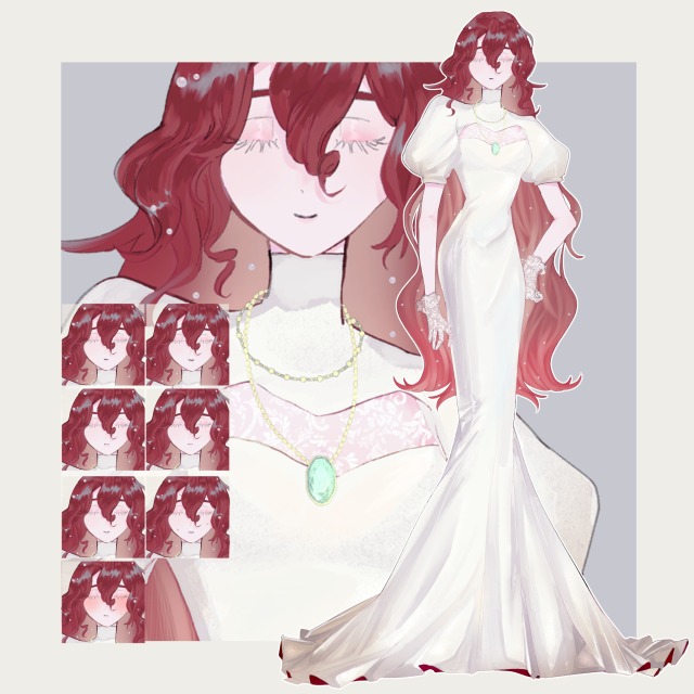 【女性】キャラ販売立ち絵