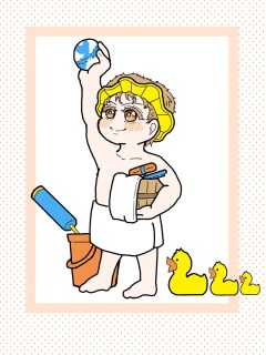 デフォルメ男の子