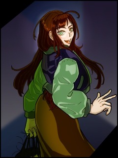 やる気満々ガール