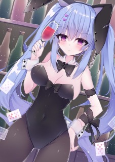 バニーガールとワイン