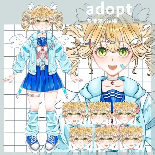 【表情6種】Adop女性セーラー