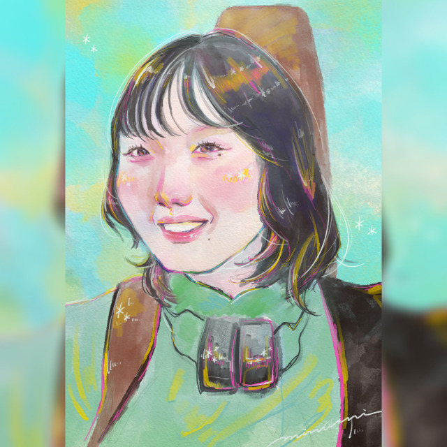 《似顔絵ご依頼》優しくあたたかい作風/デジタルなのにアナログの質感