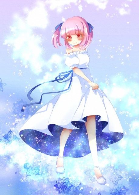 きらきら女の子イラスト