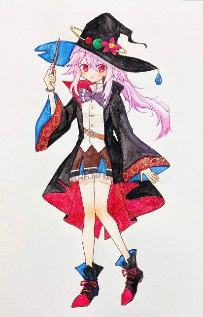 どーるや様よりご依頼💙1枚絵イラスト