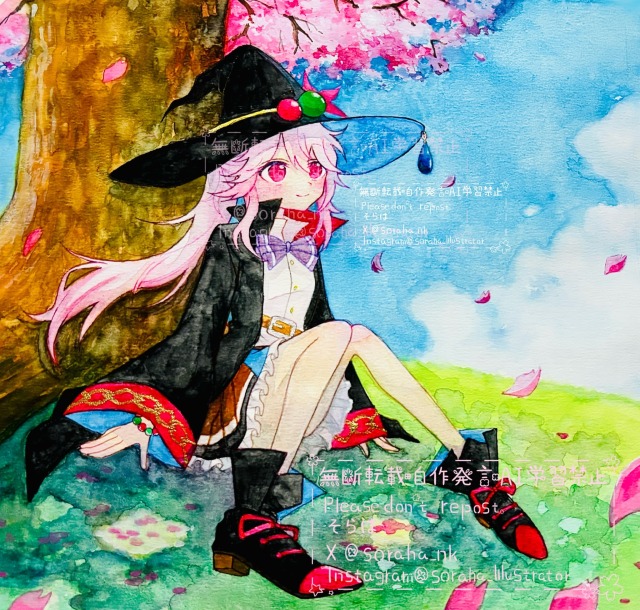 どーるや様よりご依頼💙1枚絵イラスト