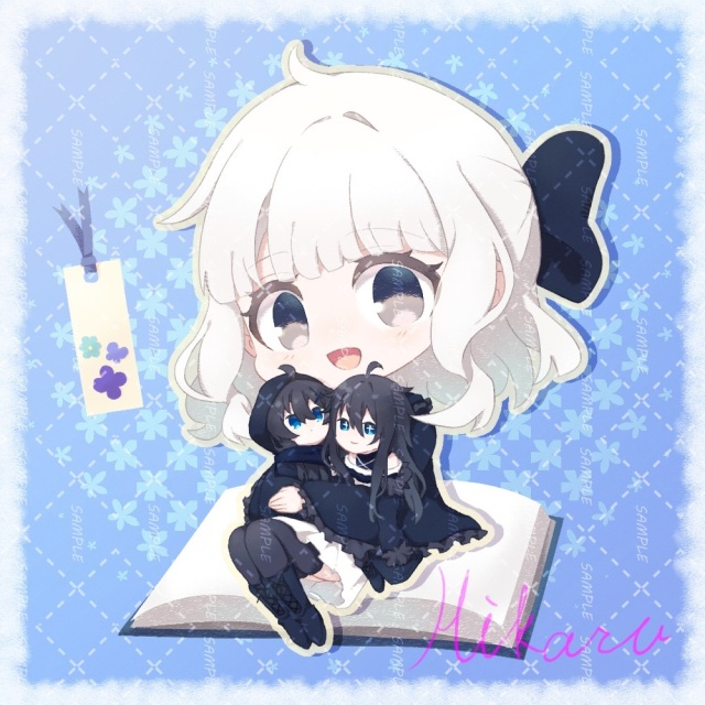 依頼実績　SDキャライラスト（クライアント様の創作キャラ）