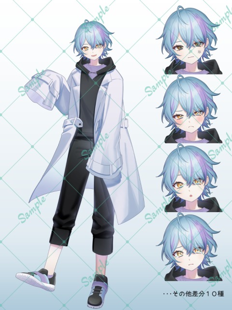 動画用立ち絵イラスト