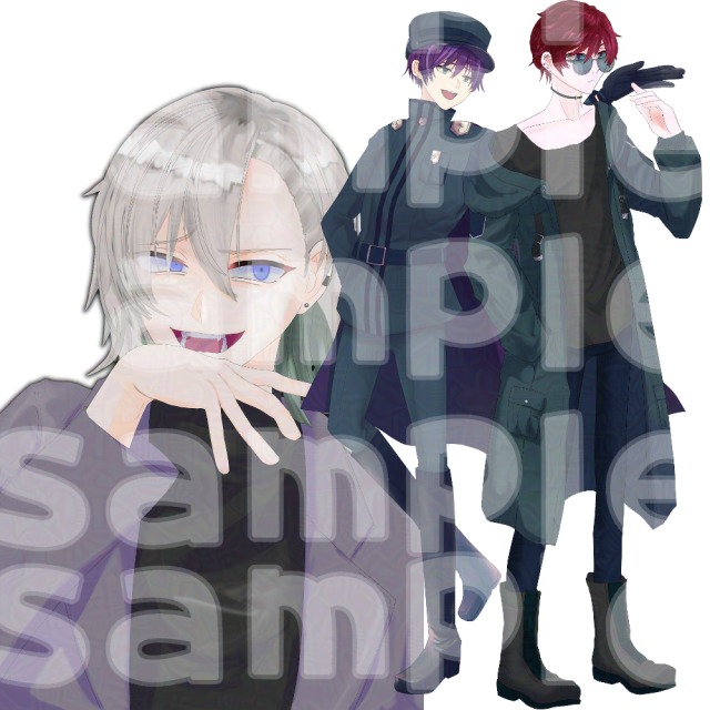 男性キャラサンプル