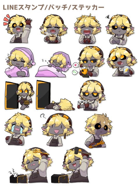 LINEスタンプ/メンバーシップバッチイラスト