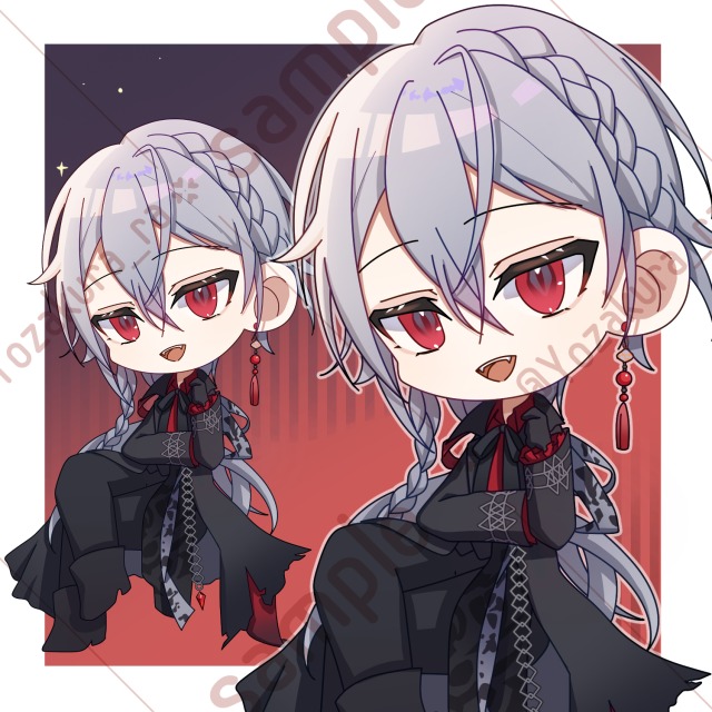 永遠 夜半 様 デフォルメイラスト