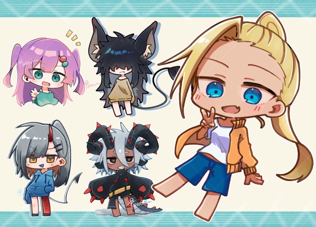 デフォルメ（SD）イラスト