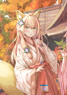 巫女の稲穂ちゃん