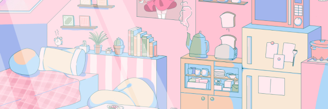 ピンクのお部屋