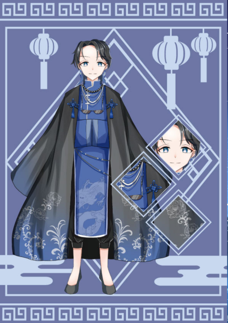 簡易背景　立ち絵