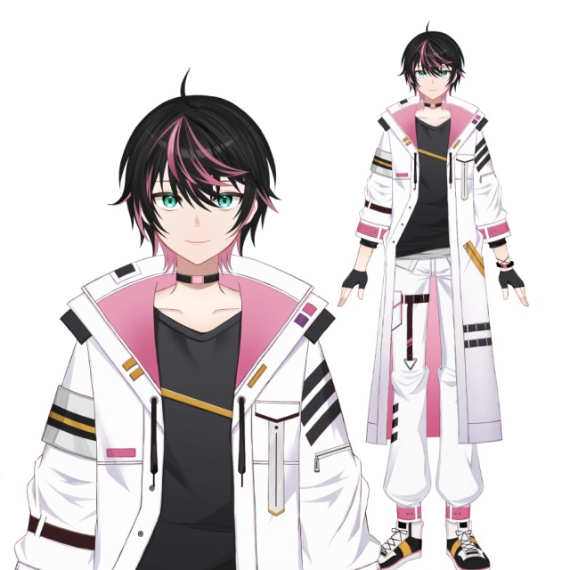 ご依頼_Vtuberキャラデザ&パーツ分け立ち絵