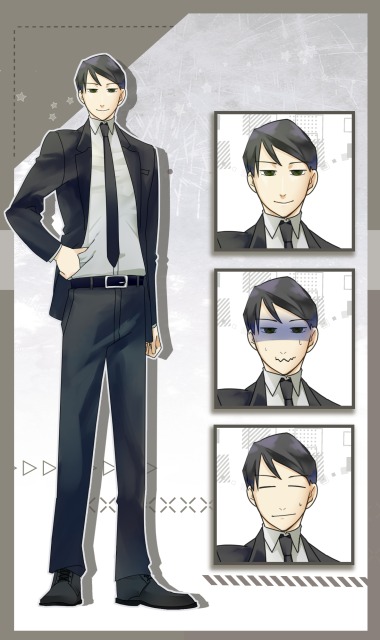 全身立ち絵のサンプルです