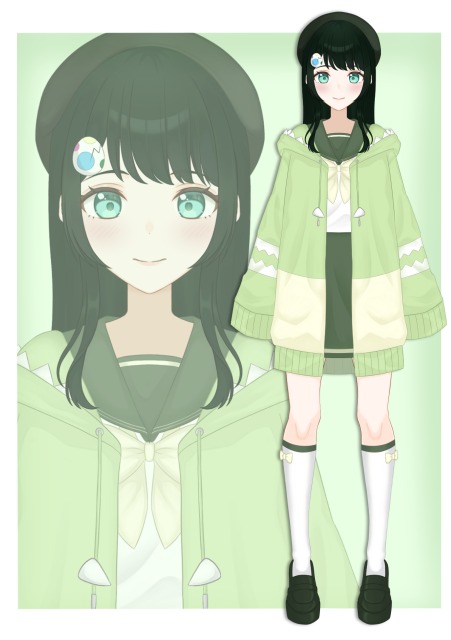 VTuberイラストサンプル