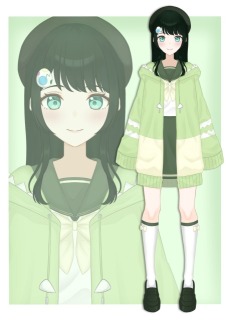 VTuberイラストサンプル