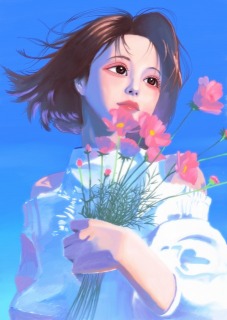 少女とコスモス