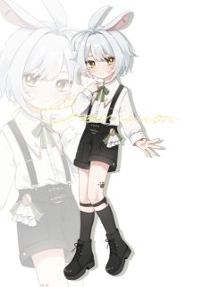 白宮メロン立ち絵