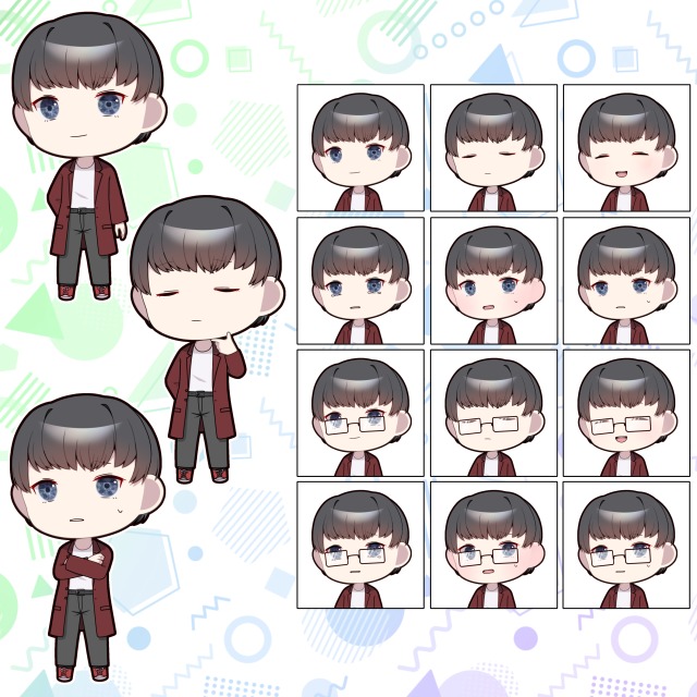 ご依頼SD立ち絵イラスト