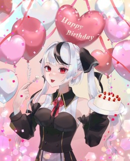 配信者様バースデー一枚絵